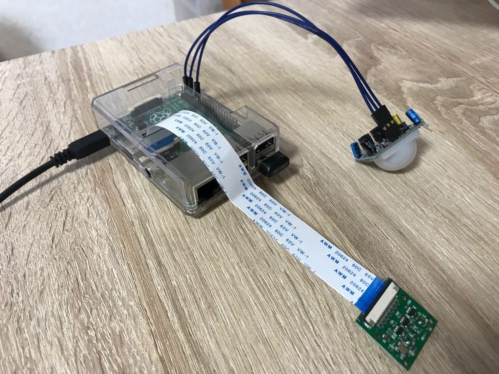 防犯カメラ作成に使ったRaspberry Piと部品一式